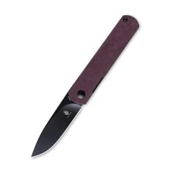 Kizer Feist Red Richlite Ki3499R3 (2.76"Black Ti-Coated)