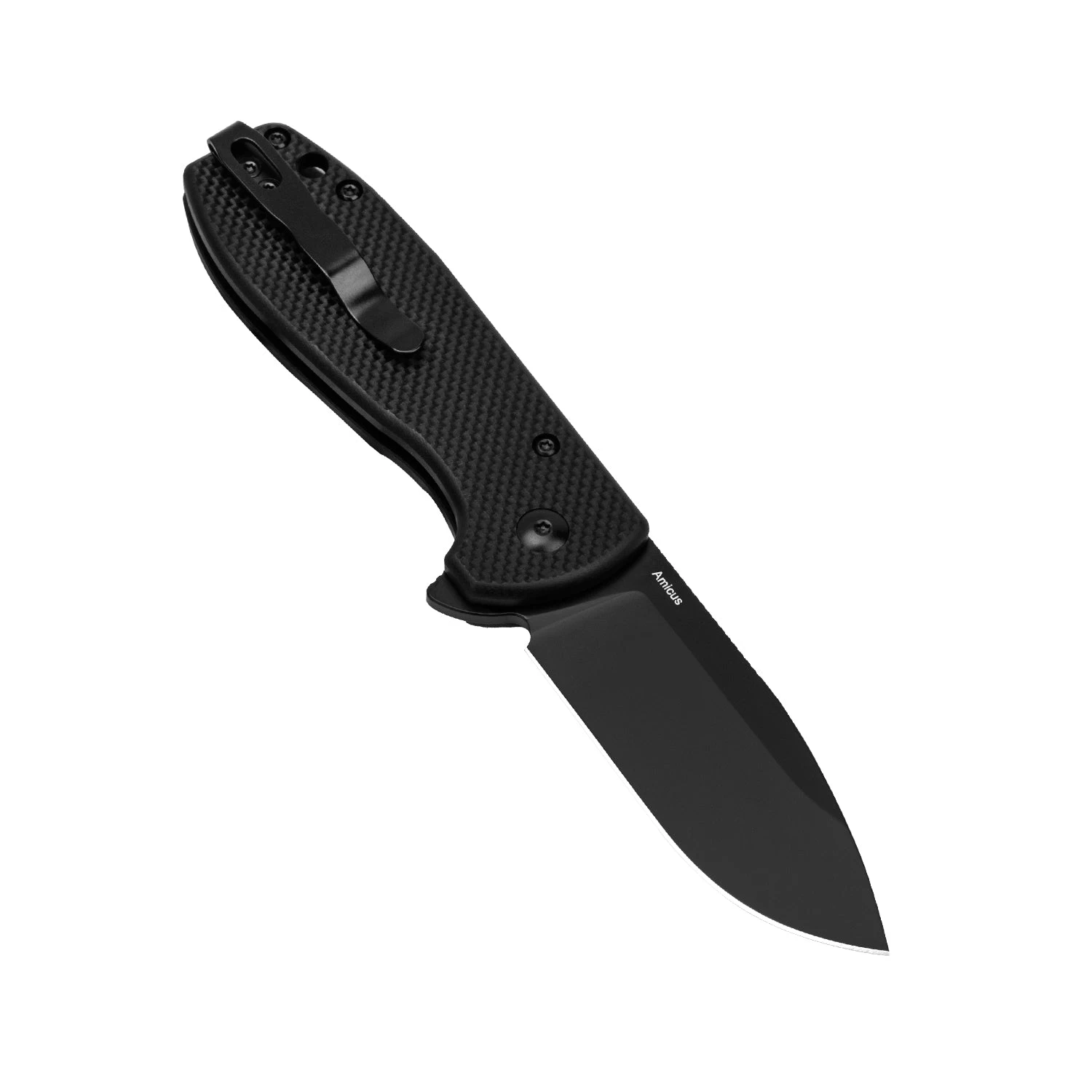 Kizer Amicus Drop Point Blade G10 Handle L3002A1 (2.95" Black) - Image 2