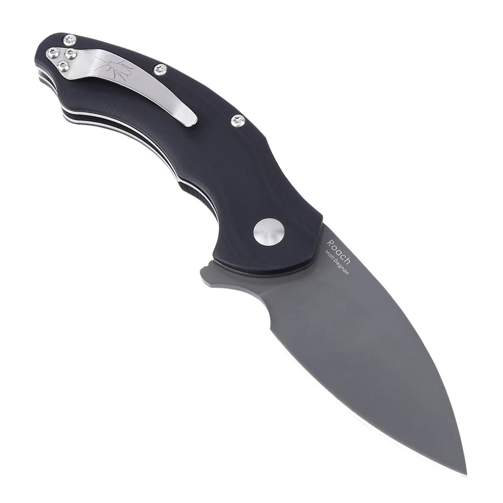 Kizer Roach G10 Black V4477N1 (3.5" Grey Ti-Coated) - Image 2