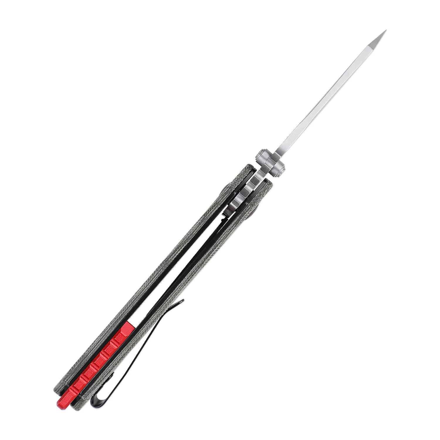 Kizer Critical Mini Liner Lock Knife Green Micarta V3508C1 (3" Satin) - Image 8