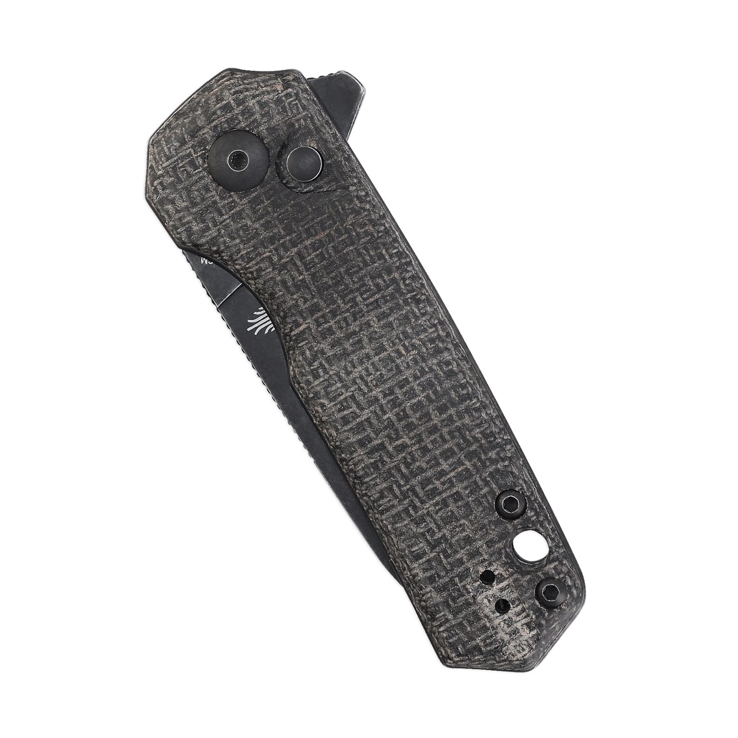 Kizer Azo Lieb M Button Lock Black Micarta V3541C2 (2.98" Black SW) - Image 5