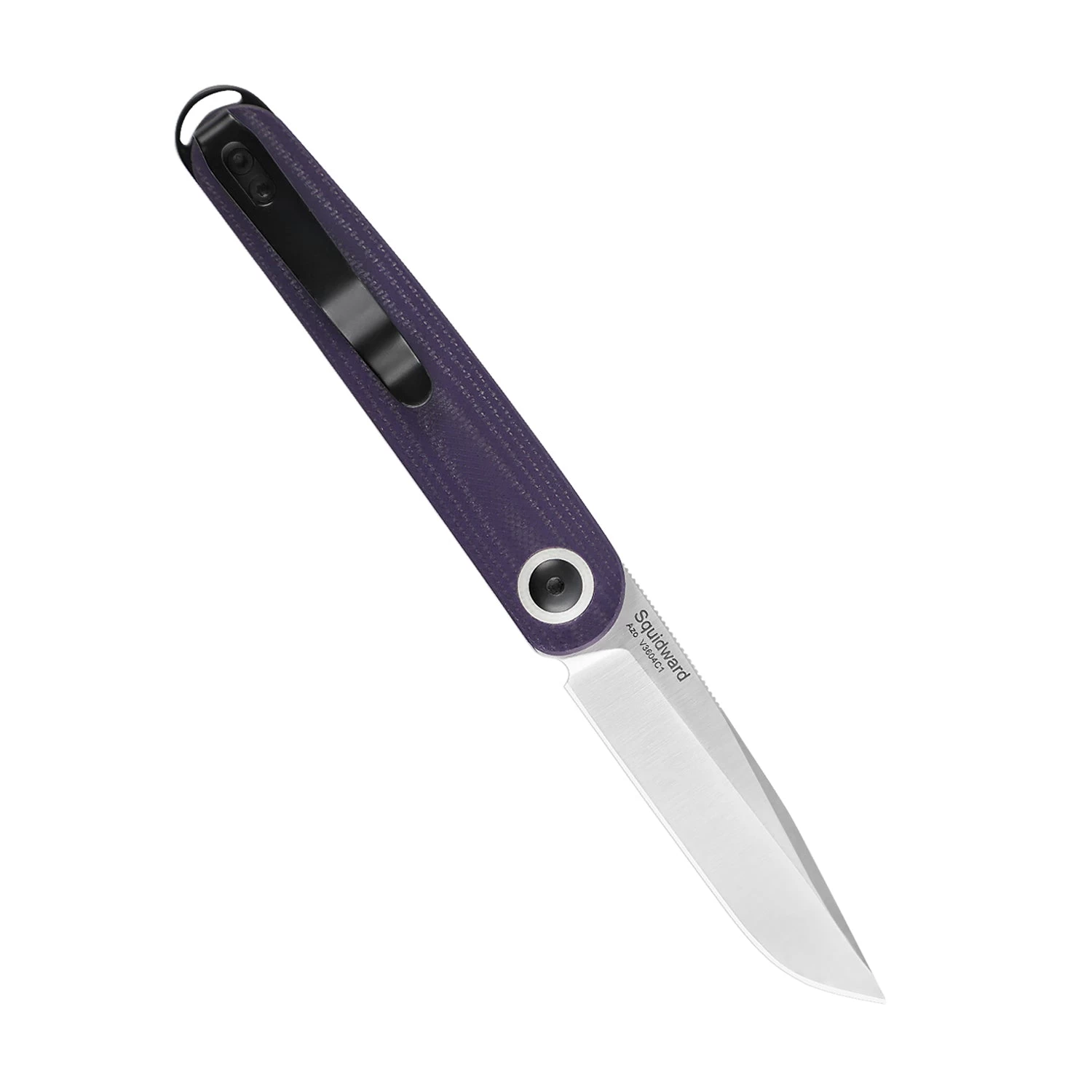Kizer Azo Squidward Liner Lock Knife Purple G-10 (2.81" Satin) V3604C1 - Image 3