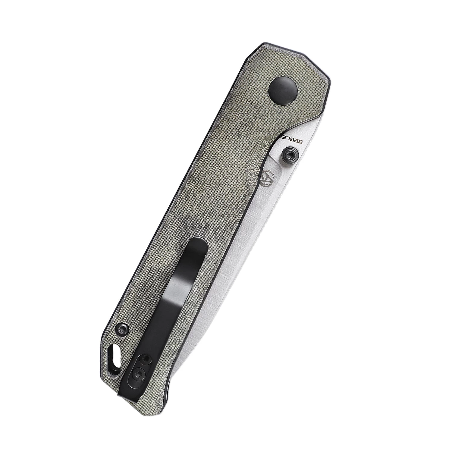 Kizer Begleiter2 Micarta Green V4458.2BC1 (3.39" Satin) - Image 6