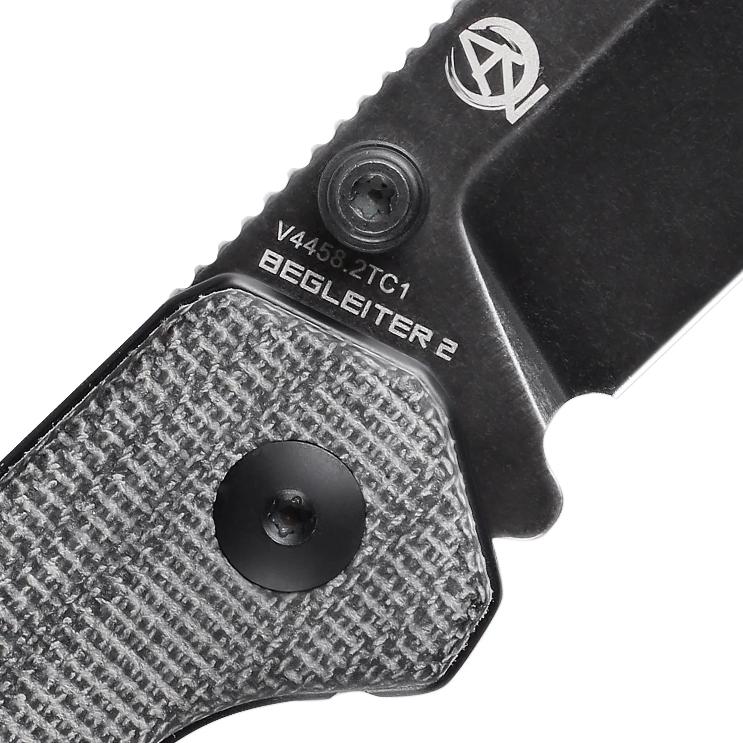 Kizer Begleiter2 Micarta Black V4458.2TC1 (3.43" Black Stonewash) - Image 4