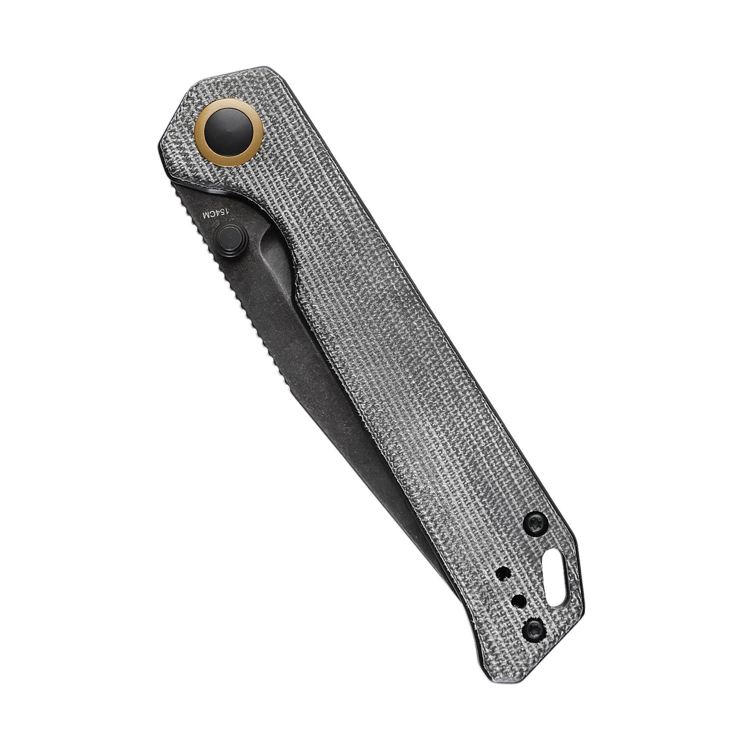 Kizer Begleiter2 Micarta Black V4458.2TC1 (3.43" Black Stonewash) - Image 5